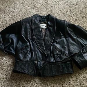 Vintage Chia Leather Jacket